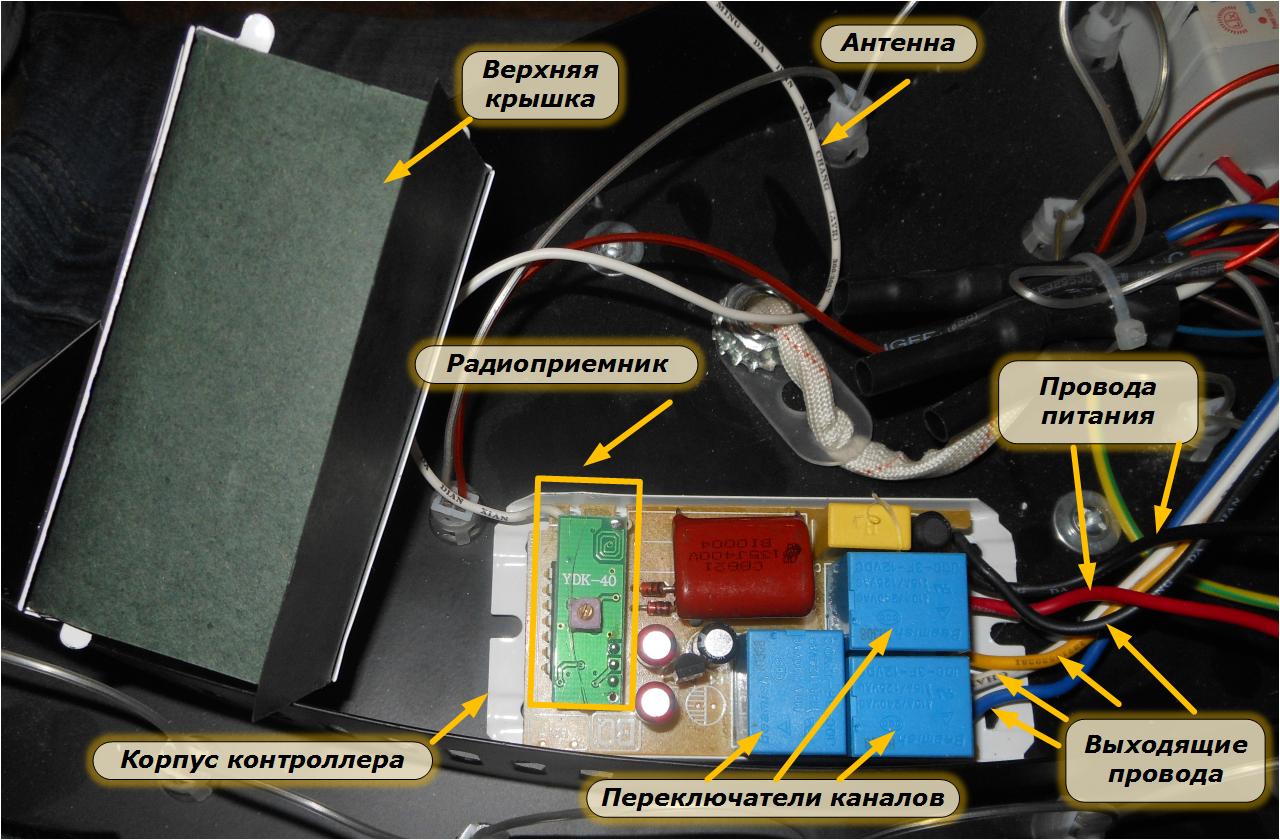 Принцип работы и устройство светодиодной люстры с дистанционным пультом.  Опыт ремонта своими руками