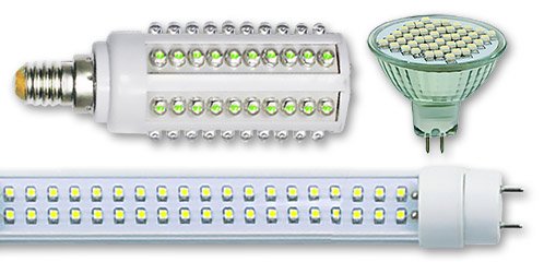 Виды конструкций светодиодных ламп